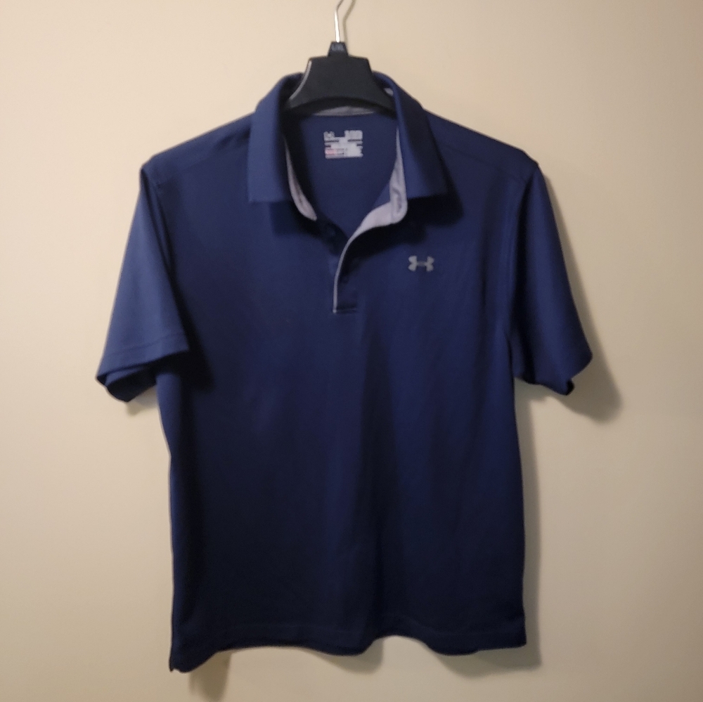 Under Armour Men's Blue Polo Shirt